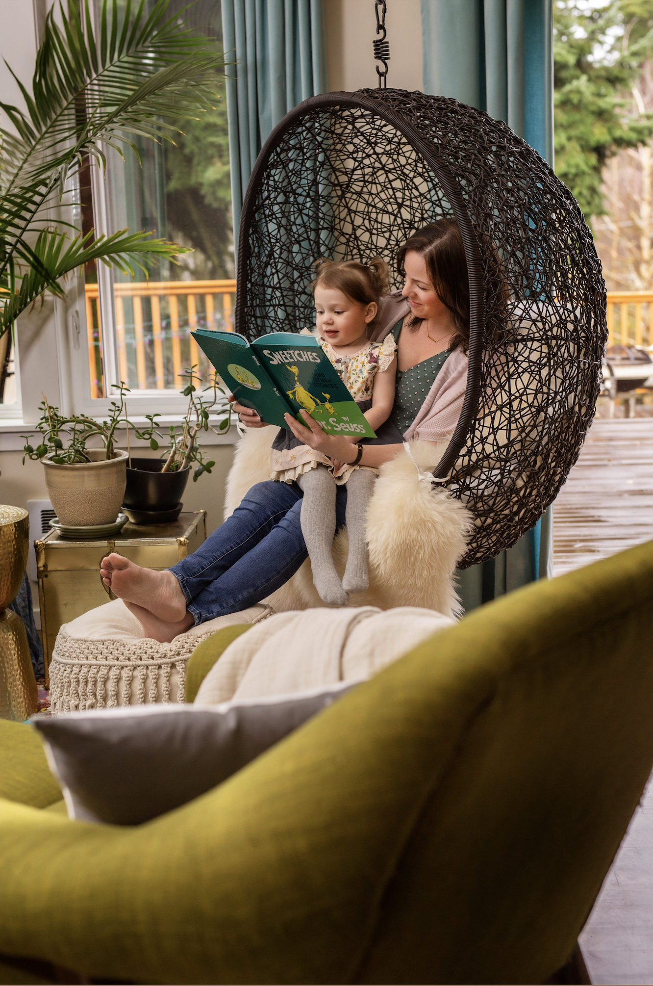 Hanging Chair Seriously Happy Reading Nook