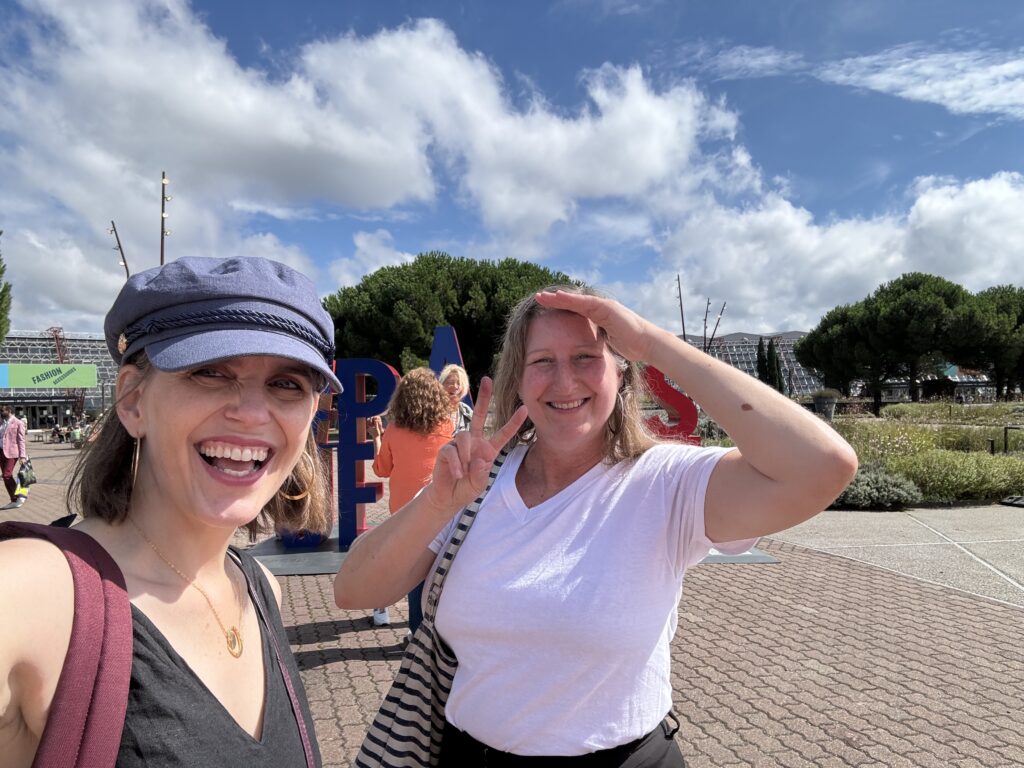 Rebecca and Jamie at Maison et Objet paris