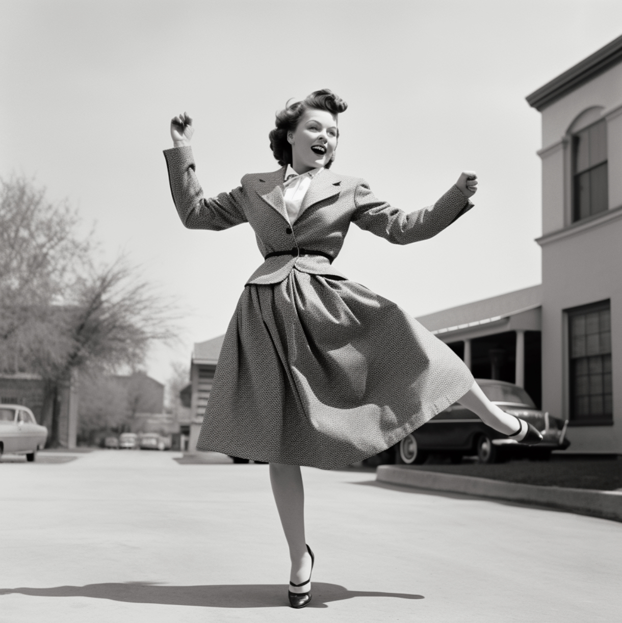 Retro Woman Nailed her niche