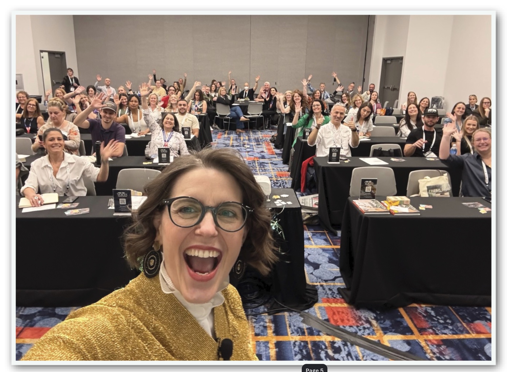 Rebecca West teaching at KBIS